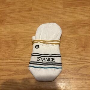 Women’s Stance Casual White and Black Athletic Small Socks